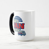 Mug Magique VANtastic Red Cream Blue Edition (Devant gauche)
