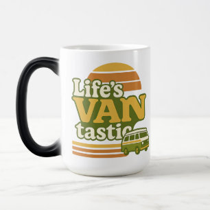 Mug Magique VANtastic Retro les années 70 Van Graphic