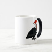 Mug Magique Vautour blanc Père Noël (Devant droit)