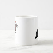 Mug Magique Vautour blanc Père Noël (Centre)