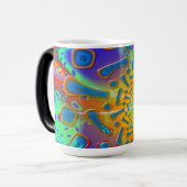 Mug Magique Verre 3D semi-sonique fractal (Devant gauche)