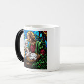 Mug Magique Verre vitrail de famille Holly (Devant gauche)