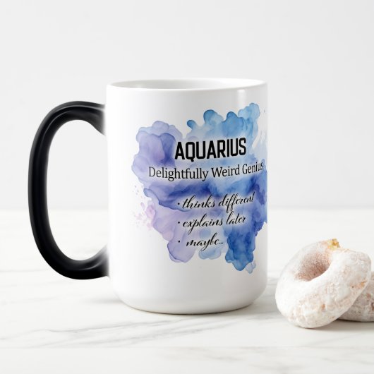 Mug Magique Verseau (Avec donut)