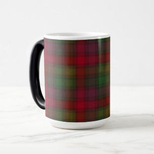 Mug Magique Vert et rouge, tartan