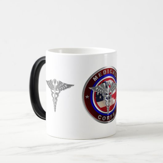 Mug Magique Vétéran du Corps Médicale (Devant gauche)