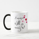 Mug Magique Veux-tu m'épouser Message Caché Surprise Fiançaill (Gauche)