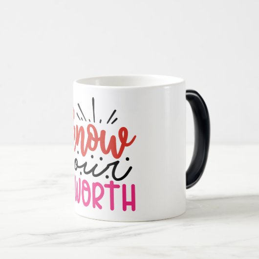 Mug Magique Vibes positives | Devis motivationnel (Devant droit)