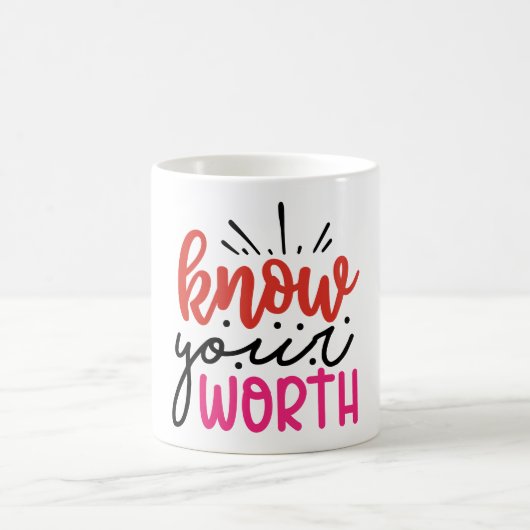 Mug Magique Vibes positives | Devis motivationnel (Centre)