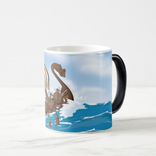 Mug Magique Viking Ship (Devant droit)
