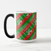 Mug Magique Vilain pull motif sonnettes Joyeux fils Xmas (Gauche)