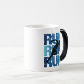 Mug Magique Vintage Runner - Run Run Run (Devant droit)