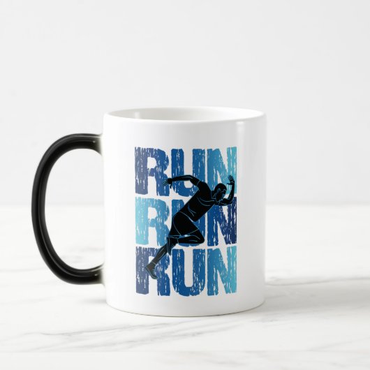 Mug Magique Vintage Runner - Run Run Run (Gauche)