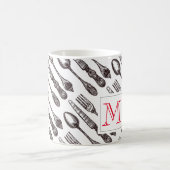 Mug Magique Vintage Silverware Classic Foodie Initial (Centre)