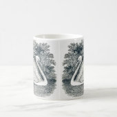 Mug Magique Vintage White Swan par Thomas Bewick (Centre)