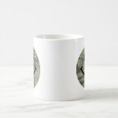 Mug Magique Visage de camo vert (Centre)