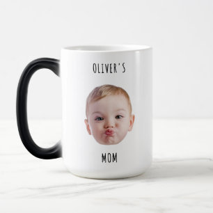 Mug Magique Visage personnalisé bébé avec enfants cadeau photo