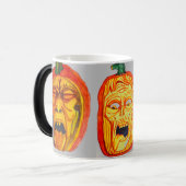 MUG MAGIQUE VISAGES CITROUILLE HALLOWEEN ERIE (Devant gauche)