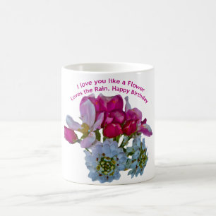 Mug Magique Voeux d'anniversaire pour les femmes ou les parten