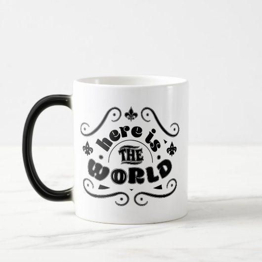 Mug Magique Voici le monde (Gauche)