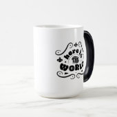Mug Magique Voici le monde (Devant droit)