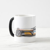 Mug Magique Voiture de course (Devant gauche)
