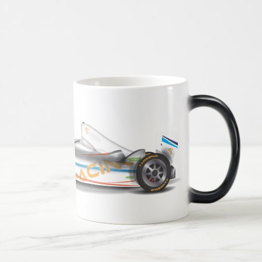 Mug Magique Voiture de course (Droite)