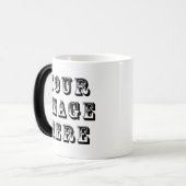 Mug Magique Votre image sur (Devant gauche)