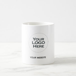 Mug Magique Votre logo ici - Café en céramique blanche standar