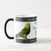 Mug Magique Vous oiseau diagonal - stupide traduit allemand! (Gauche)