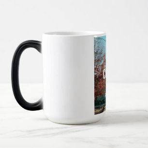Mug Magique Voyage à Chicago Cloud Gate Bean Toile d'automne