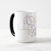 Mug Magique Voyage à Singapour (Devant gauche)