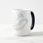 Mug Magique Voyage à Singapour (Devant droit)