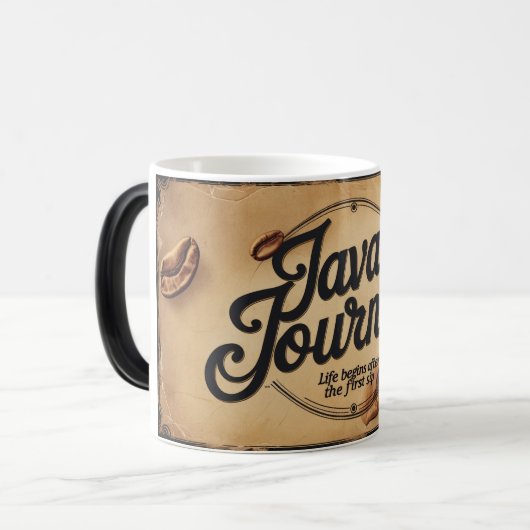 Mug Magique Voyage Java (Devant gauche)
