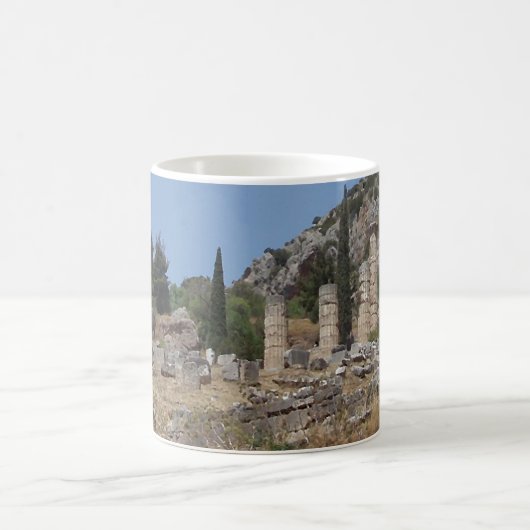 Mug Magique Vue de Delphes, Grèce (Centre)