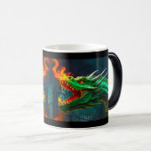 Mug Magique Welsh Dragon fournit le chauffage pour le château  (Devant droit)
