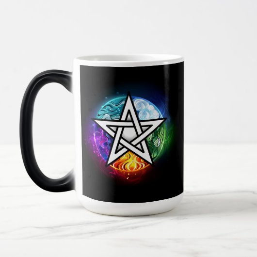 Mug Magique Wiccan pentagram (Gauche)
