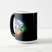 Mug Magique Wiccan pentagram (Devant gauche)