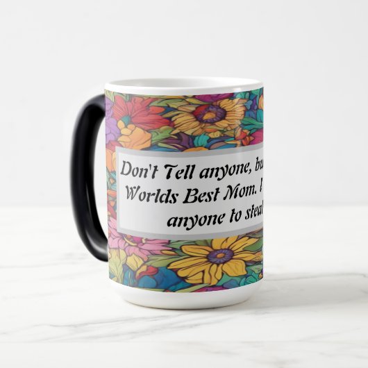 Mug Magique Worlds Best Mom - (Devant gauche)