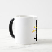 Mug Magique Yellowstone Cowboy Boot Silhouette Nom Fun (Devant gauche)