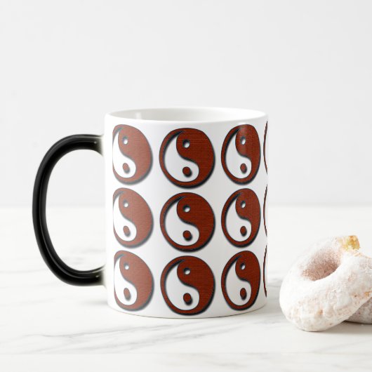 Mug Magique Yin Yang by Shirley Taylor (Avec donut)