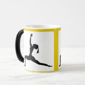 Mug Magique Yoga jaune (Devant gauche)