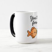 Mug Magique You & Me Forever Cute Poisson Couple Design (Devant gauche)
