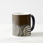 Mug Magique Zebra Illustration Faune exotique (Devant droit)