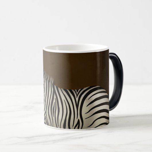 Mug Magique Zebra Illustration Faune exotique (Devant droit)