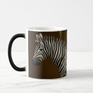 Mug Magique Zebra Illustration Faune exotique