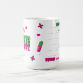 Mug Magique Zombie Antidote... Chut... Zombie à indicateur hum (Centre)