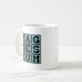 Mug Magnésium, élément chimique (Devant gauche)