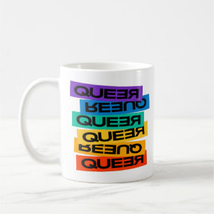Mug Magnet de voiture. LGBT+Pride. Queer.