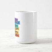 Mug Magnet de voiture. LGBT+Pride. Queer. (Centre)
