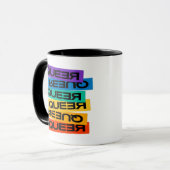 Mug Magnet de voiture. LGBT+Pride. Queer. (Devant gauche)